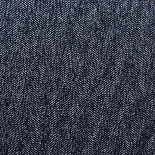 Herringbone Navy Fabric Swatch